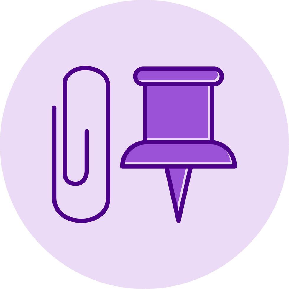 Paper Clip Vecto Icon vector