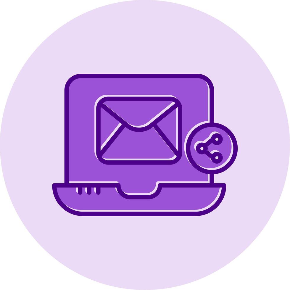 correo electrónico compartir vecto icono vector