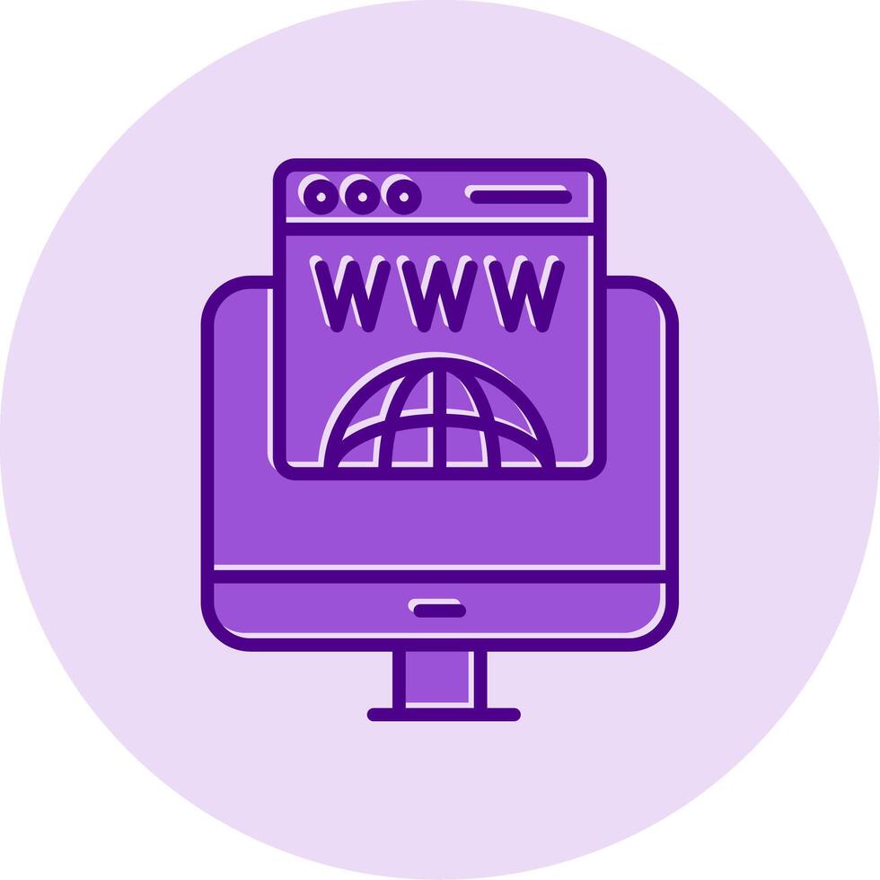 Domain Registration Vecto Icon vector