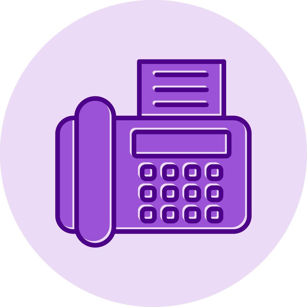 Fax Machine Vecto Icon vector
