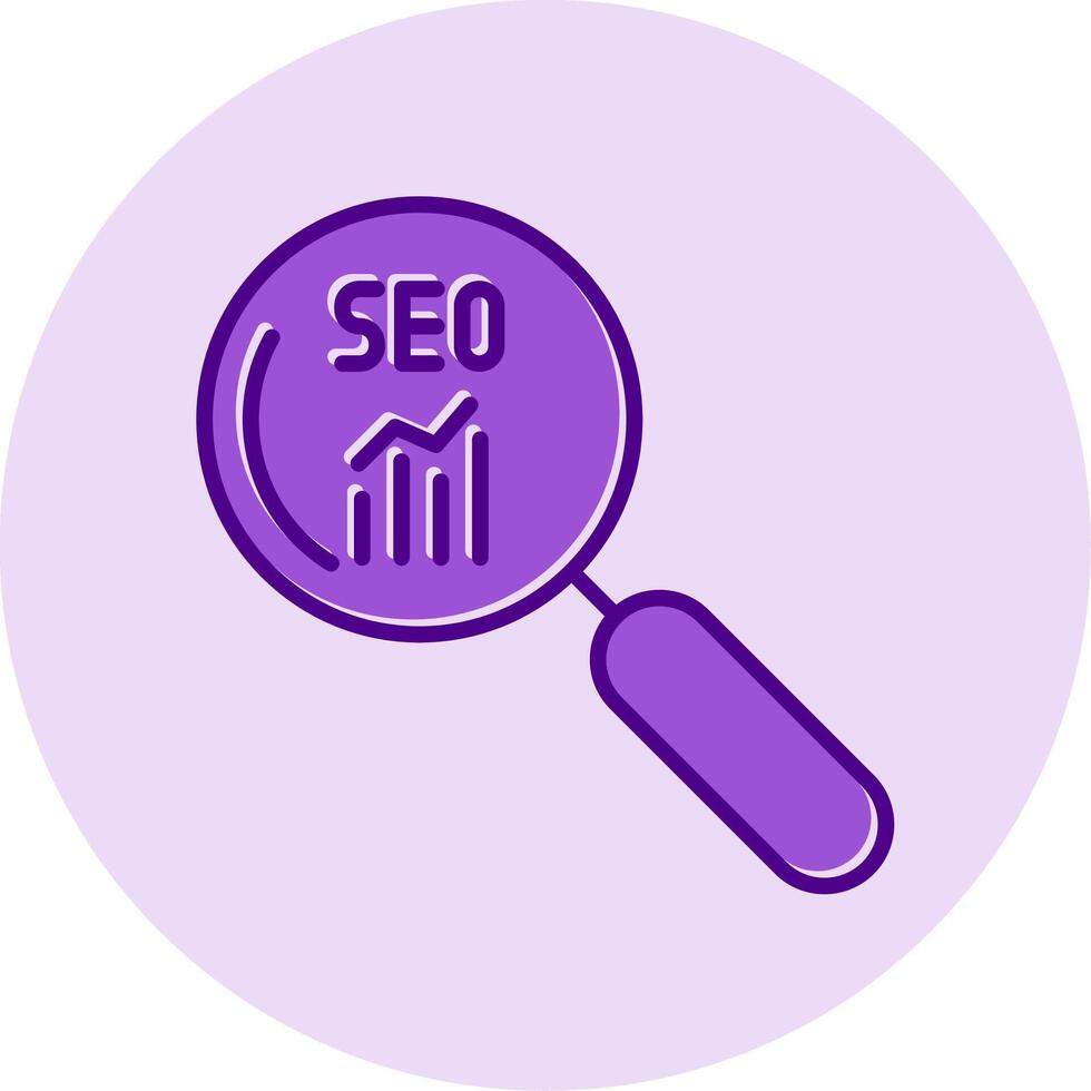 Seo Search Vecto Icon vector