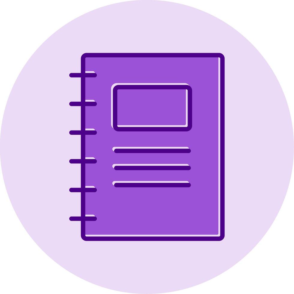 Notepad Vecto Icon vector
