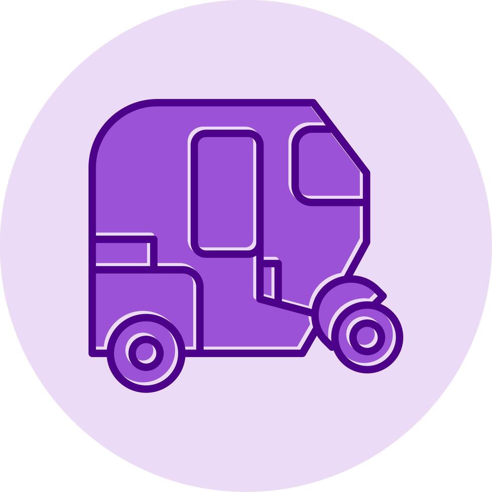 tuk tuk vecto icono vector