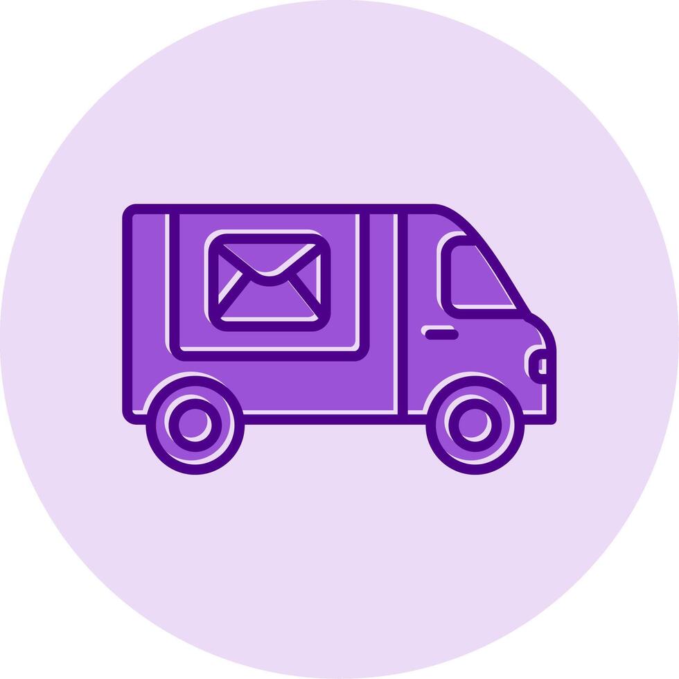 Postal Delivery Vecto Icon vector