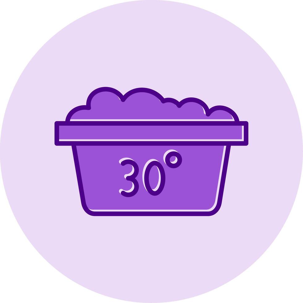 Wash Cold Vecto Icon vector