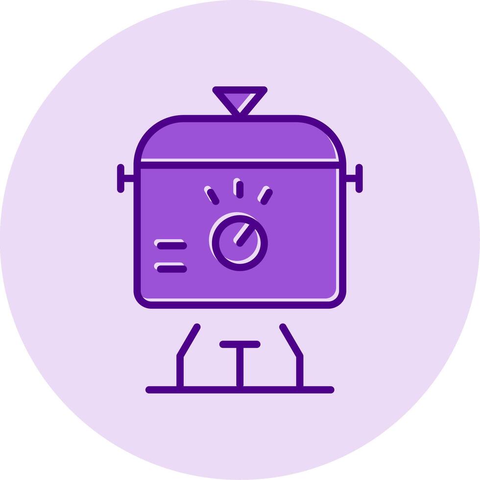 Slow Cooker Vecto Icon vector