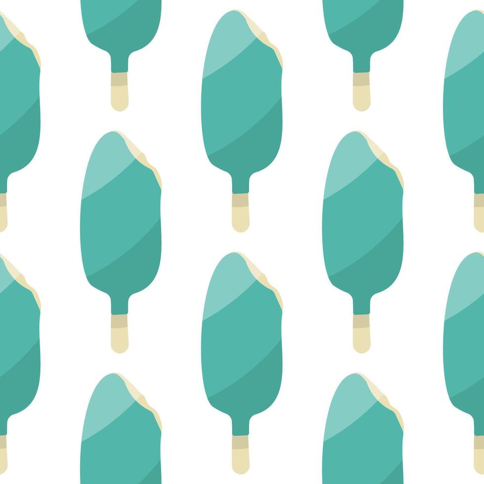 ice cream color cold sweet food pattern vector