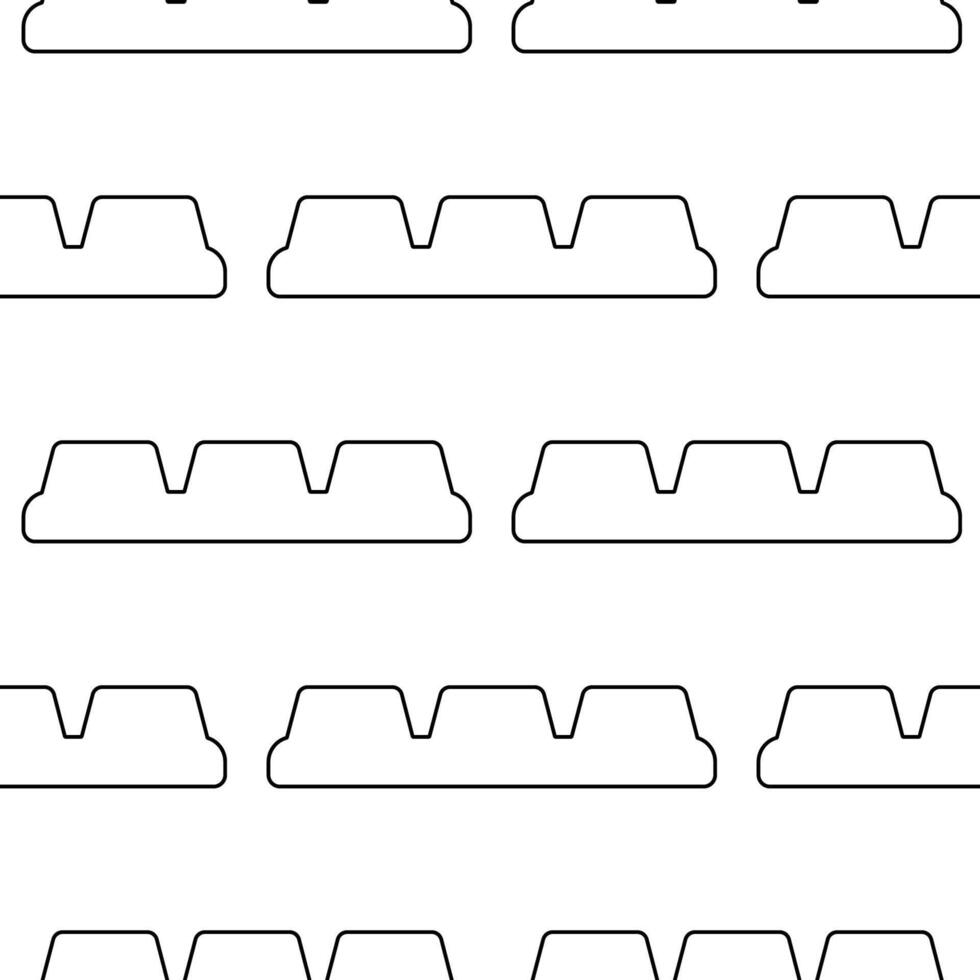 chocolate day piece sweet food pattern line vector