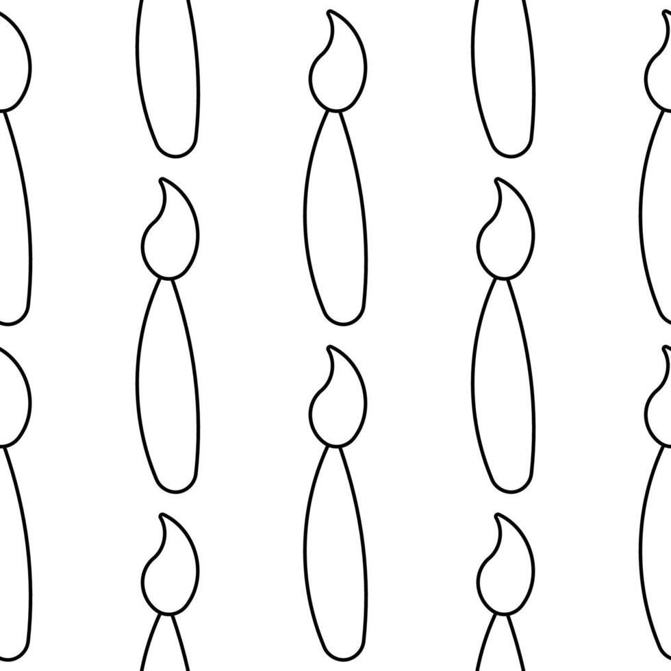 brush draw tool childrens pattern textile doodle vector