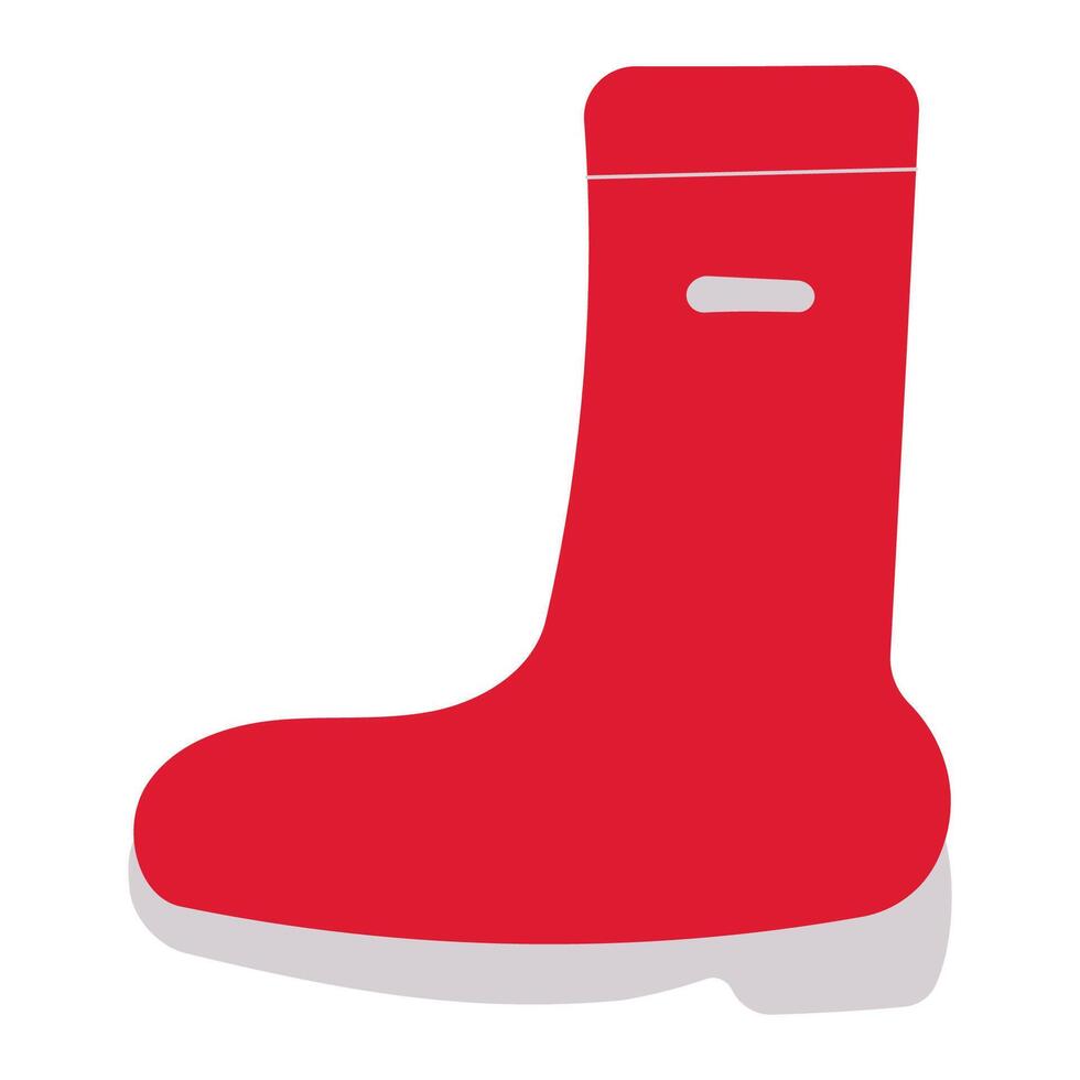 rubber boots colored garden autumn icon element vector