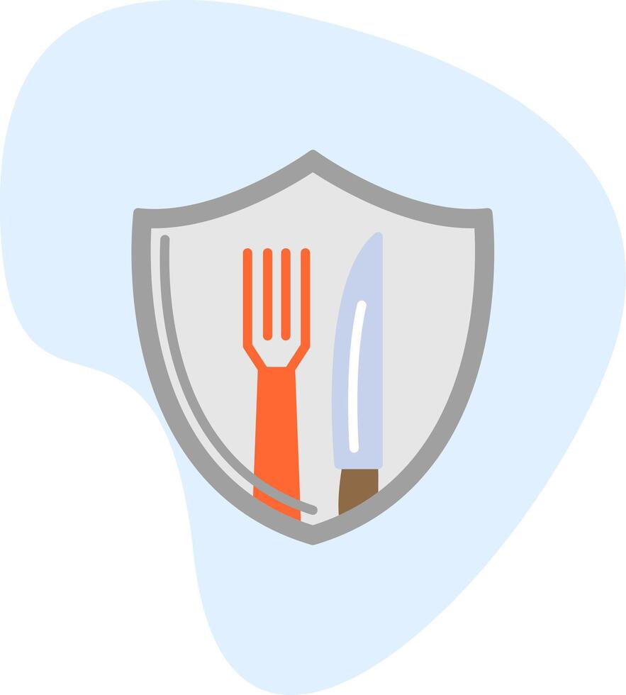 cuchillería proteger vecto icono vector