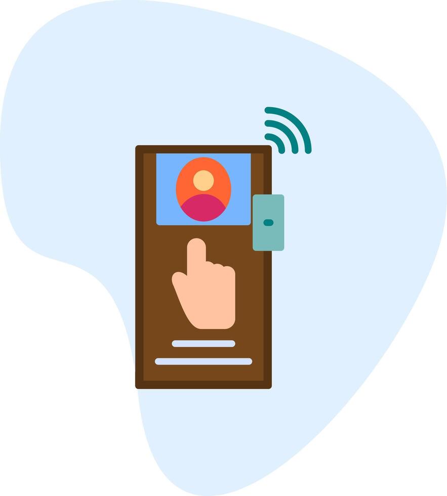 Door Camera Vecto Icon vector