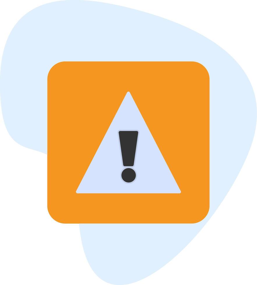 Caution Sign Vecto Icon vector