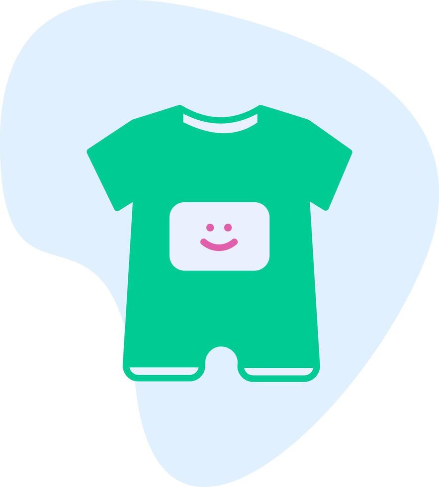 Baby Boy Outfit Vecto Icon vector