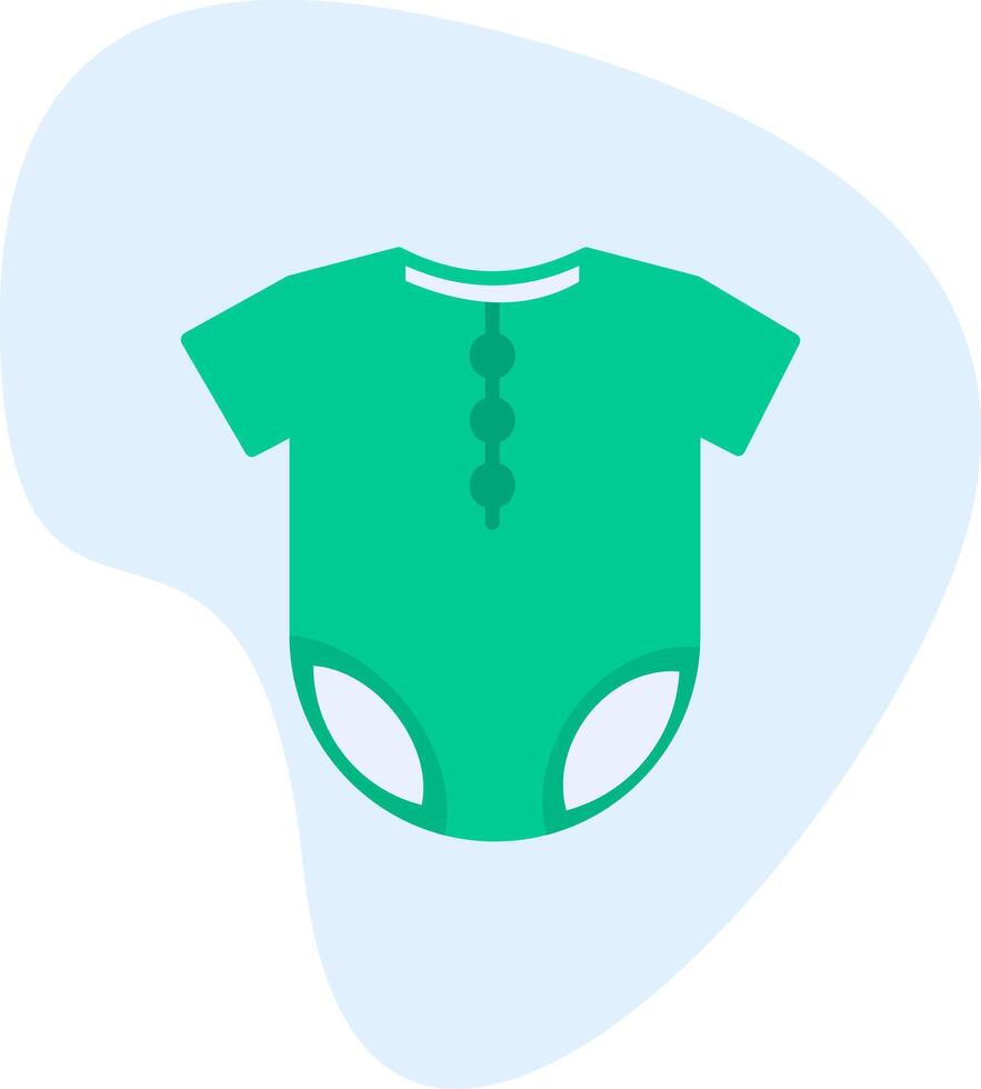 Baby Outfit Vecto Icon vector
