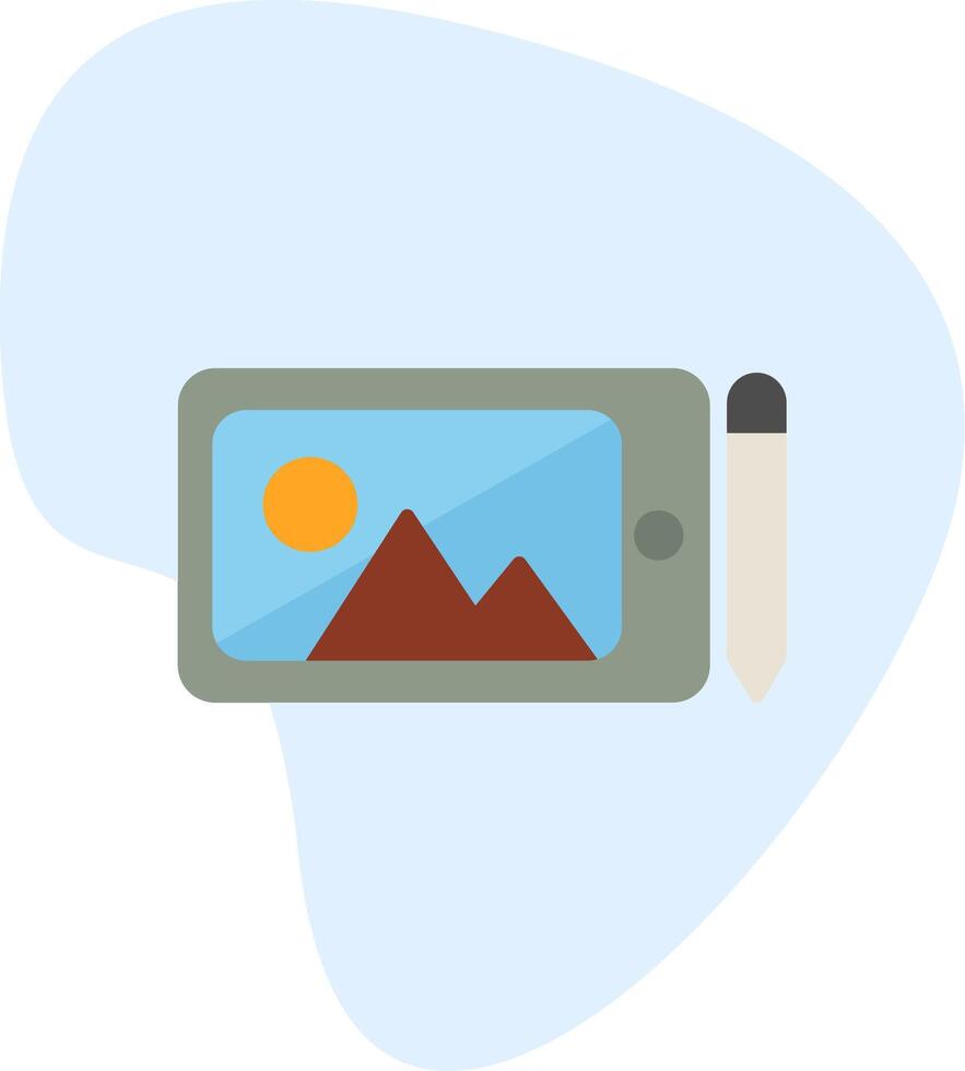 Graphic Tablet Vecto Icon vector