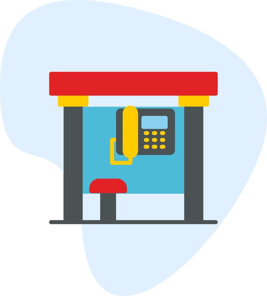 Telephone Box Vecto Icon vector