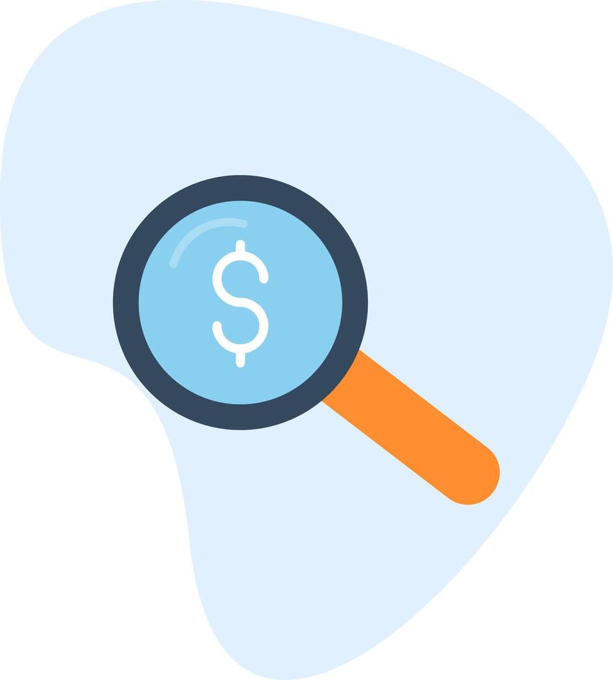 Search Money Vecto Icon vector
