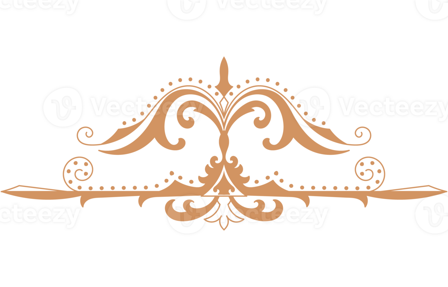 ornaments vintage simple golden lines for decoration Baroque Element png