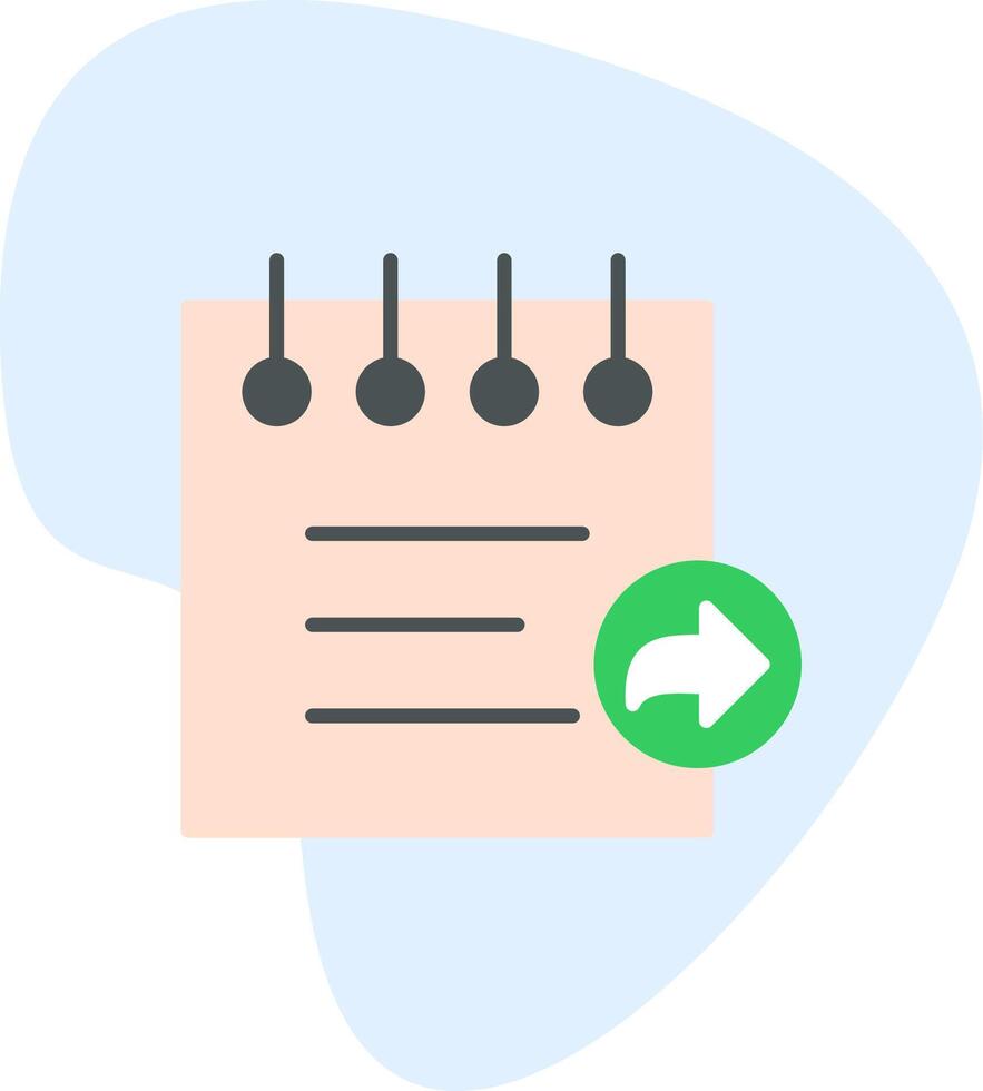 Notes Share Vecto Icon vector