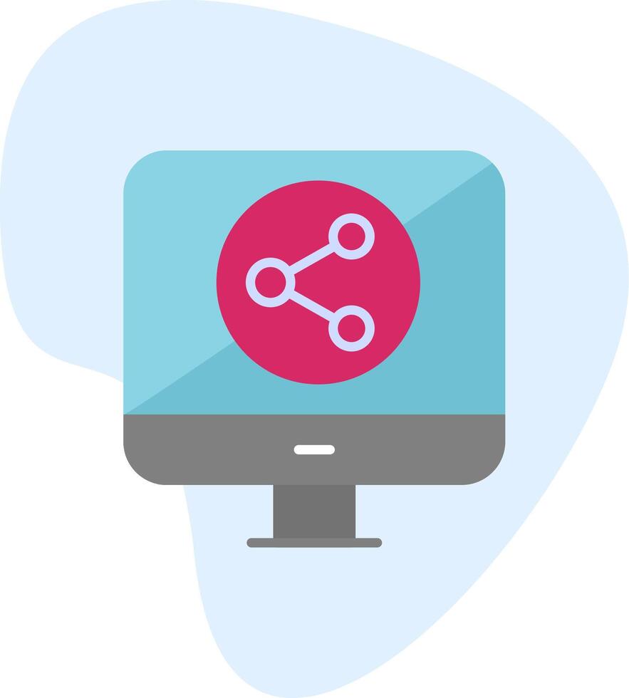 Data Share Vecto Icon vector