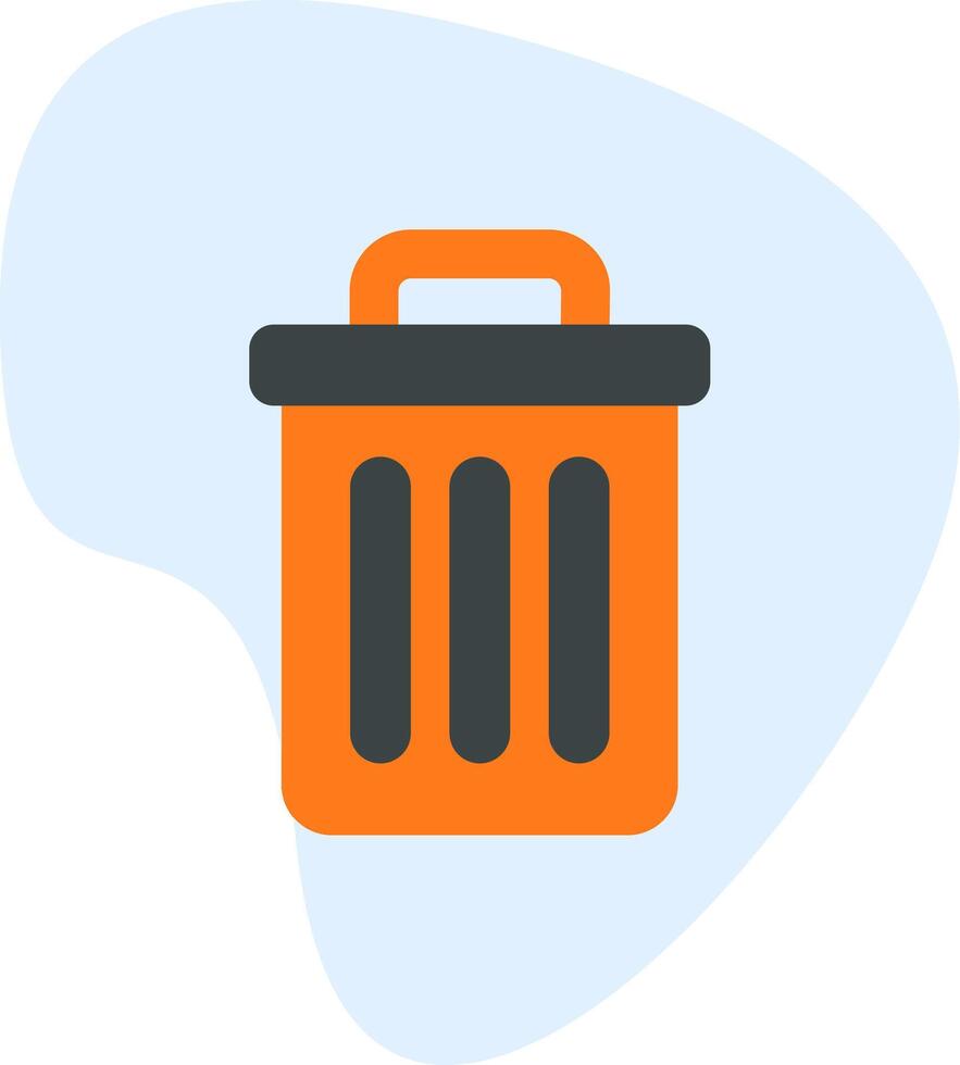 Trash Bin Vecto Icon vector