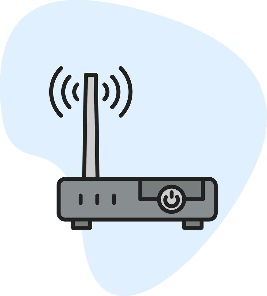 Router Device Vecto Icon vector