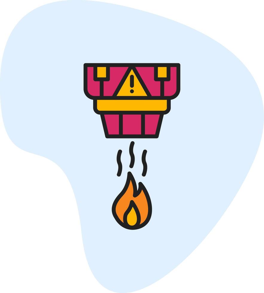 Smoke Detector Vecto Icon vector