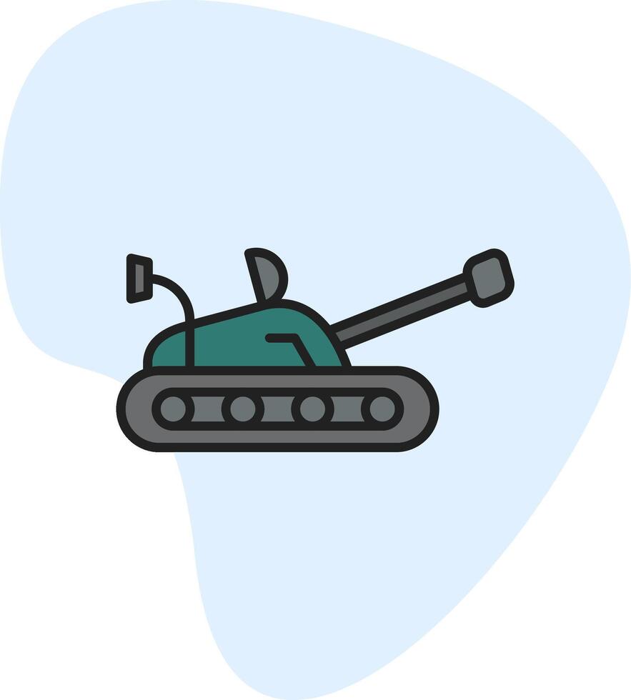 tanque vecto icono vector