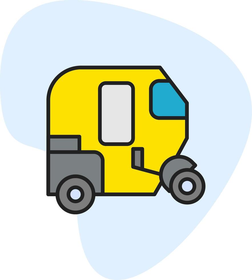 tuk tuk vecto icono vector