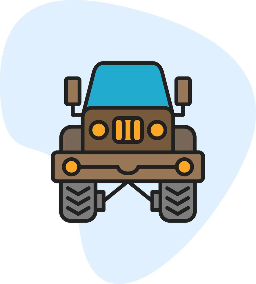 Jeep Vecto Icon vector