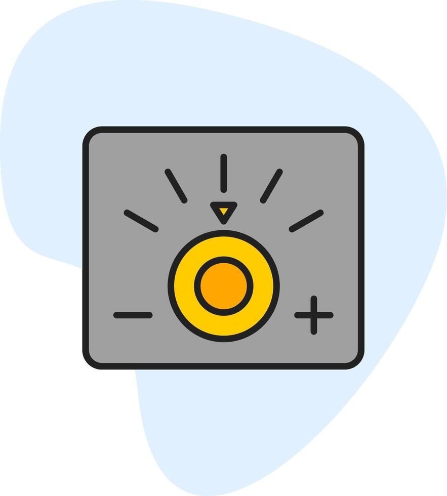 Dimmer Vecto Icon vector