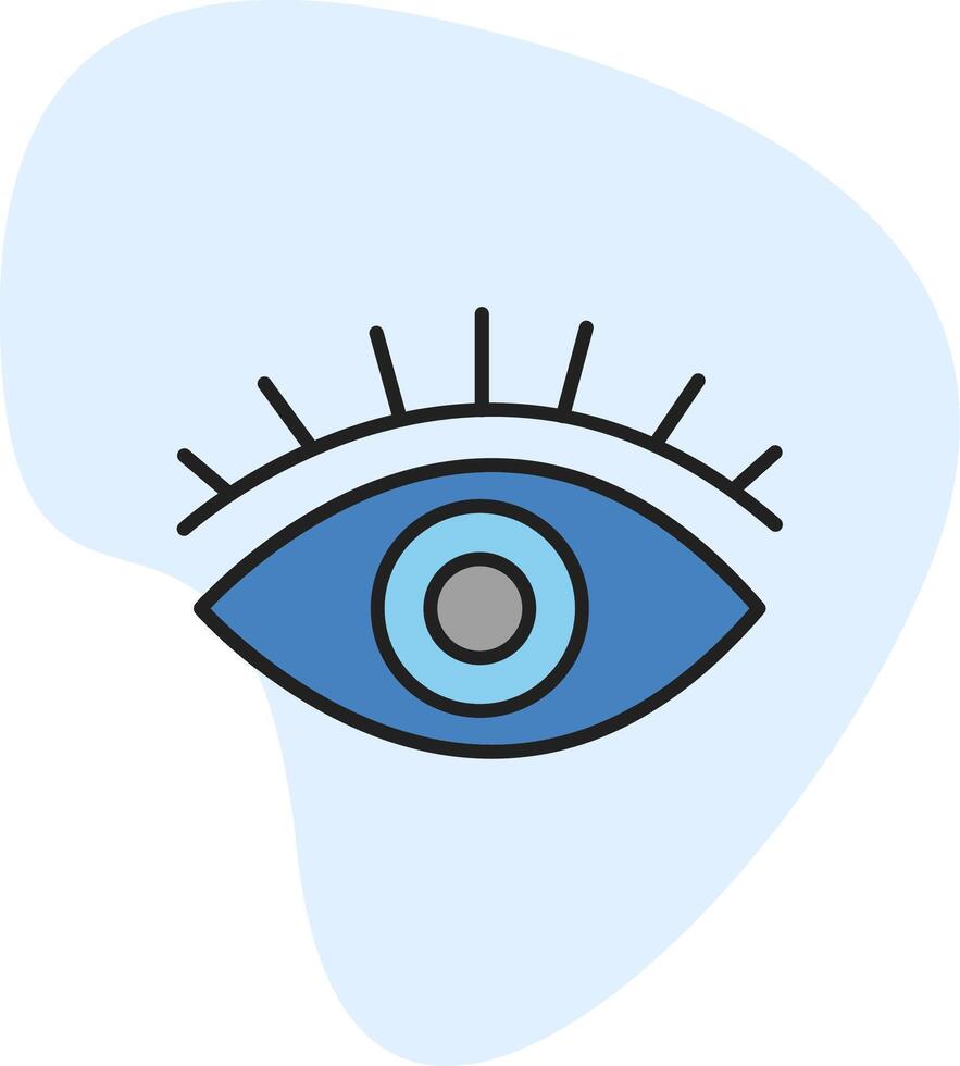 ojo vecto icono vector