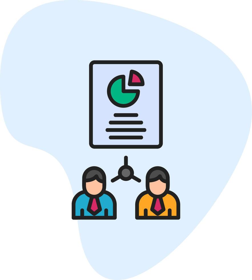 Work Distribution Vecto Icon vector