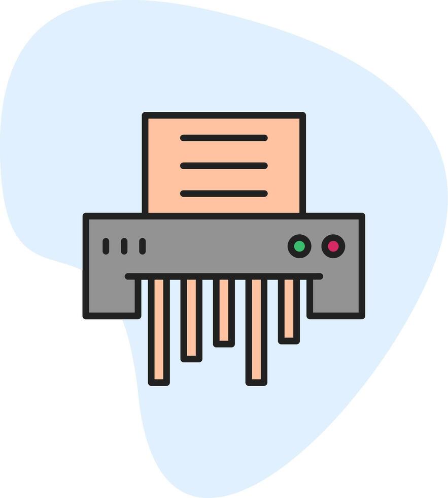 Paper Shredder Vecto Icon vector