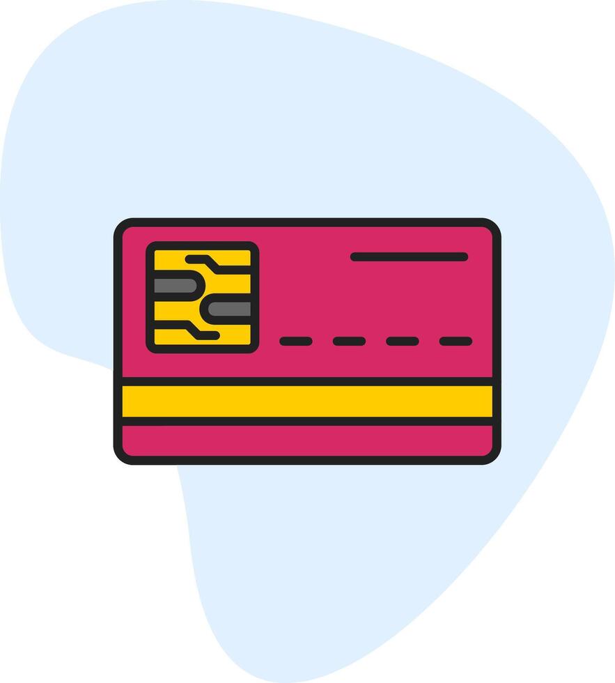 Smart Card Vecto Icon vector