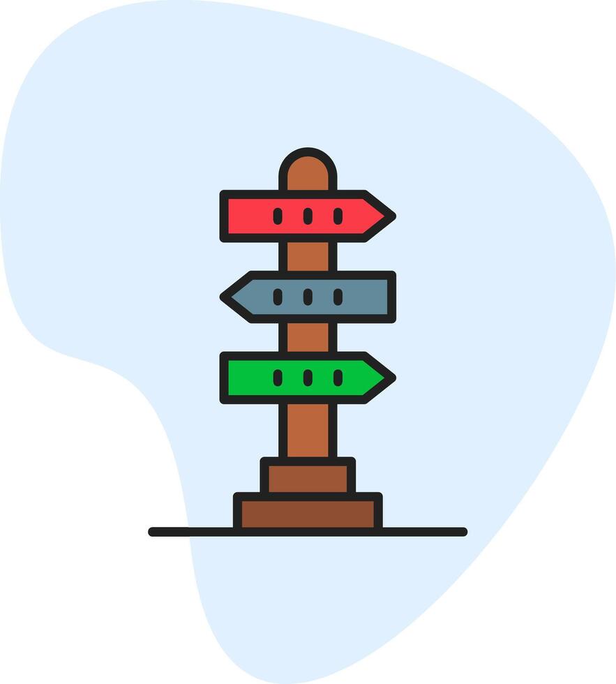 Direction Vecto Icon vector