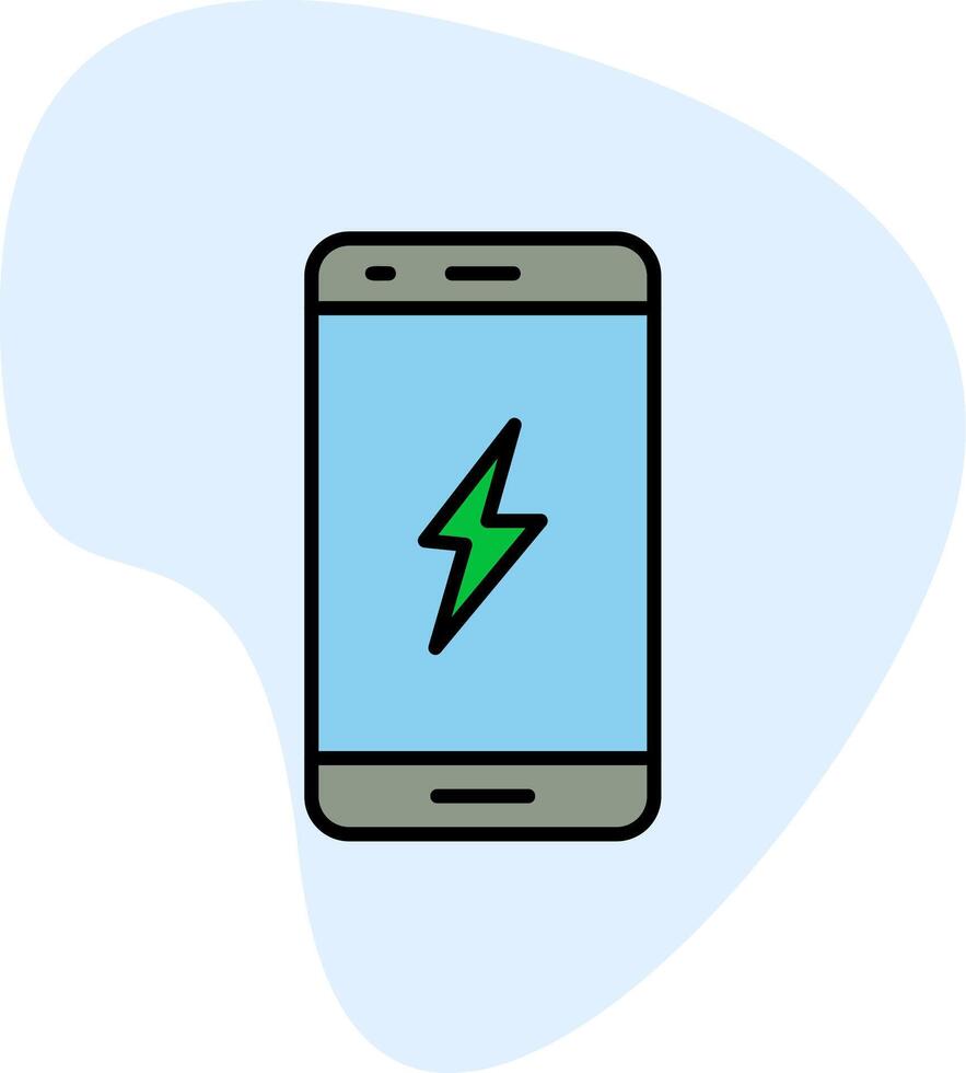 Recharge Mobile Vecto Icon vector