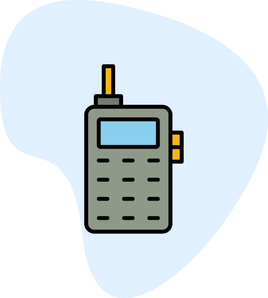 Old Phone Vecto Icon vector