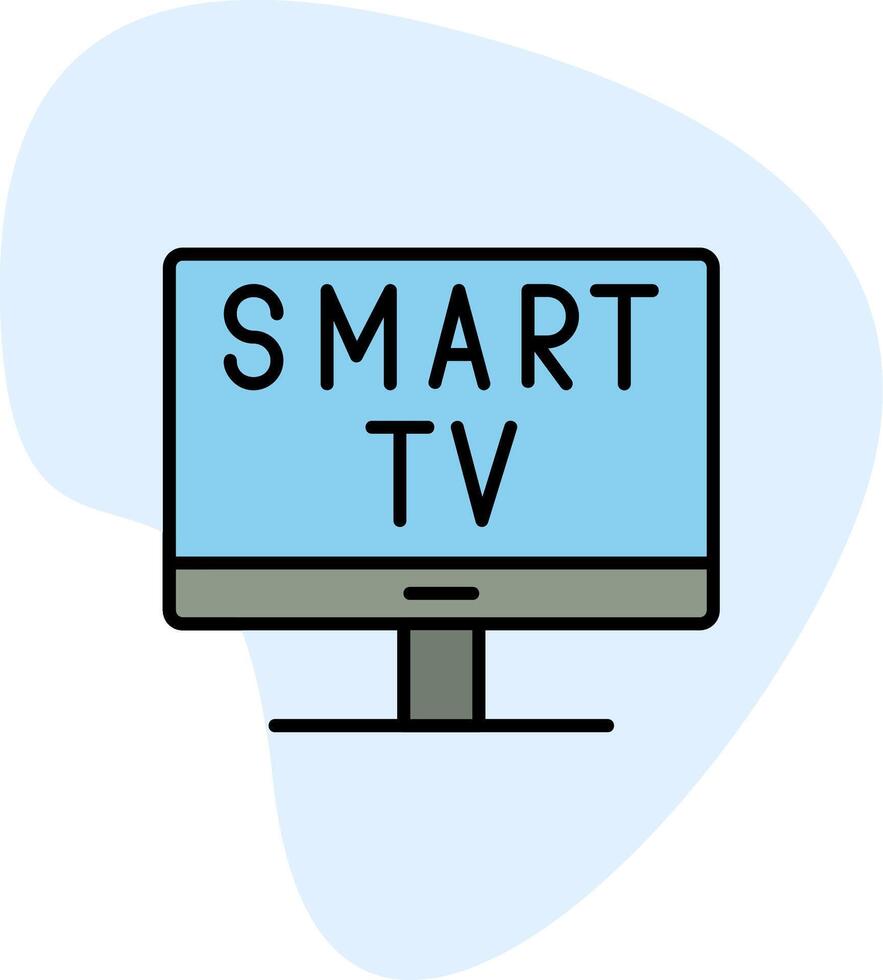 Smart Tv Vecto Icon vector