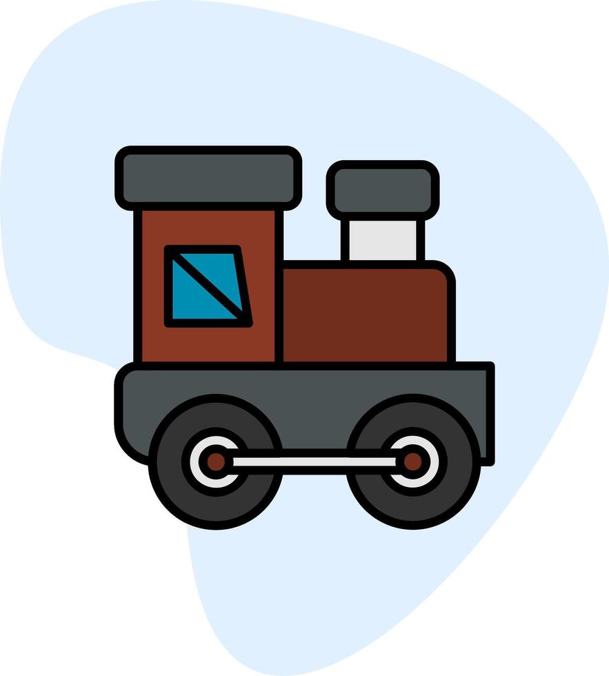 bebé tren vecto icono vector