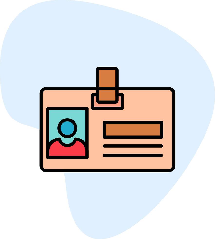 Identity Card Vecto Icon vector