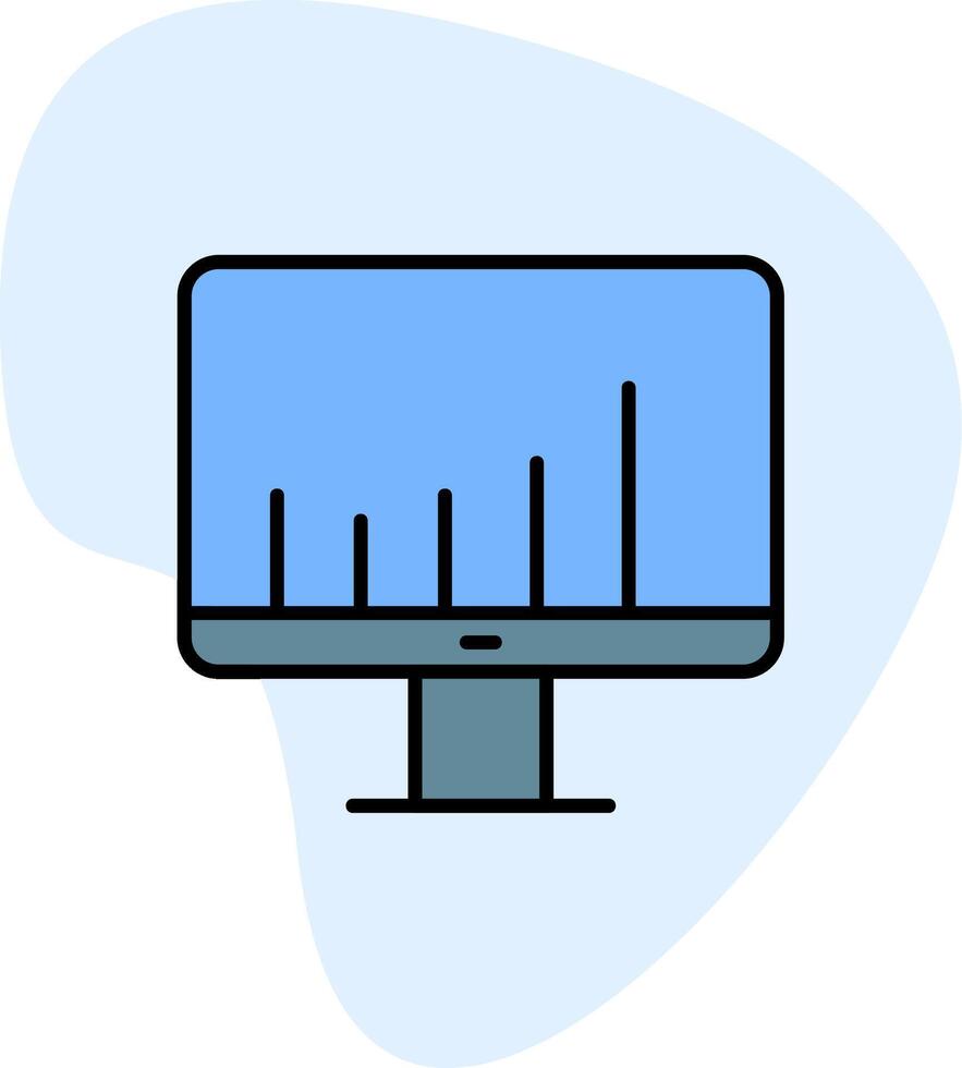Monitor Screen Vecto Icon vector
