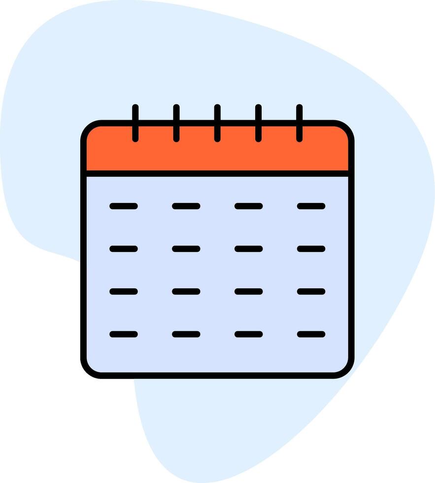 calendario vecto icono vector