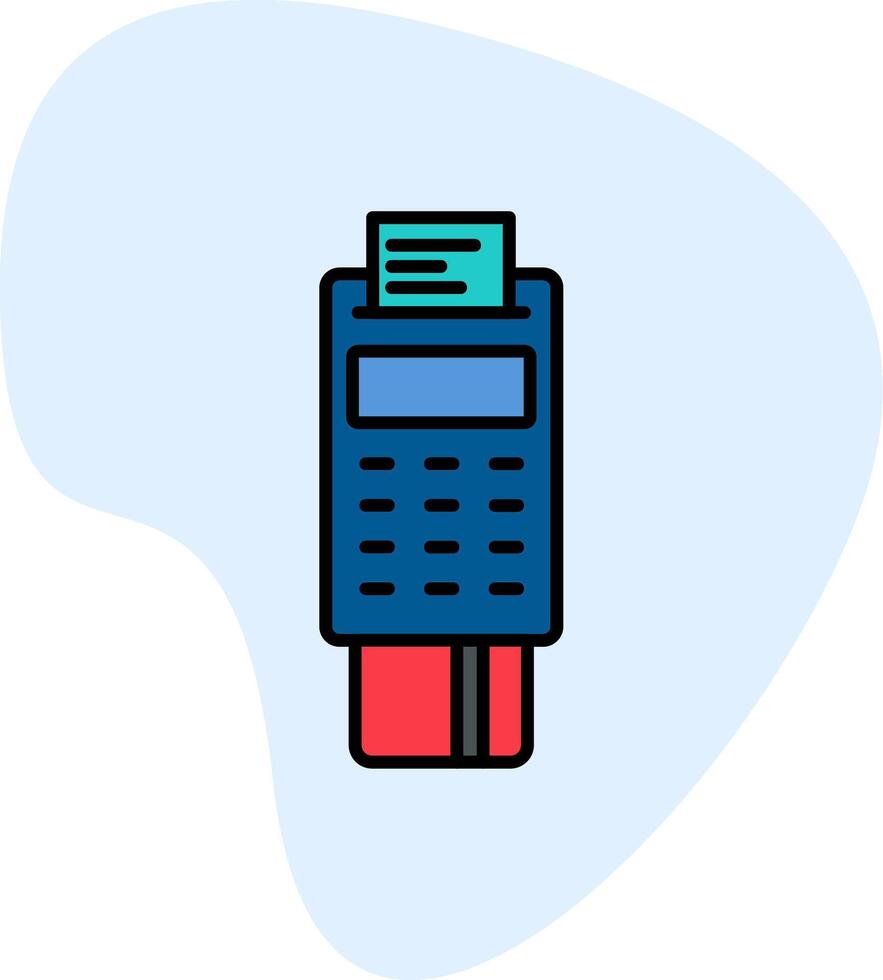 pos terminal vecto icono vector