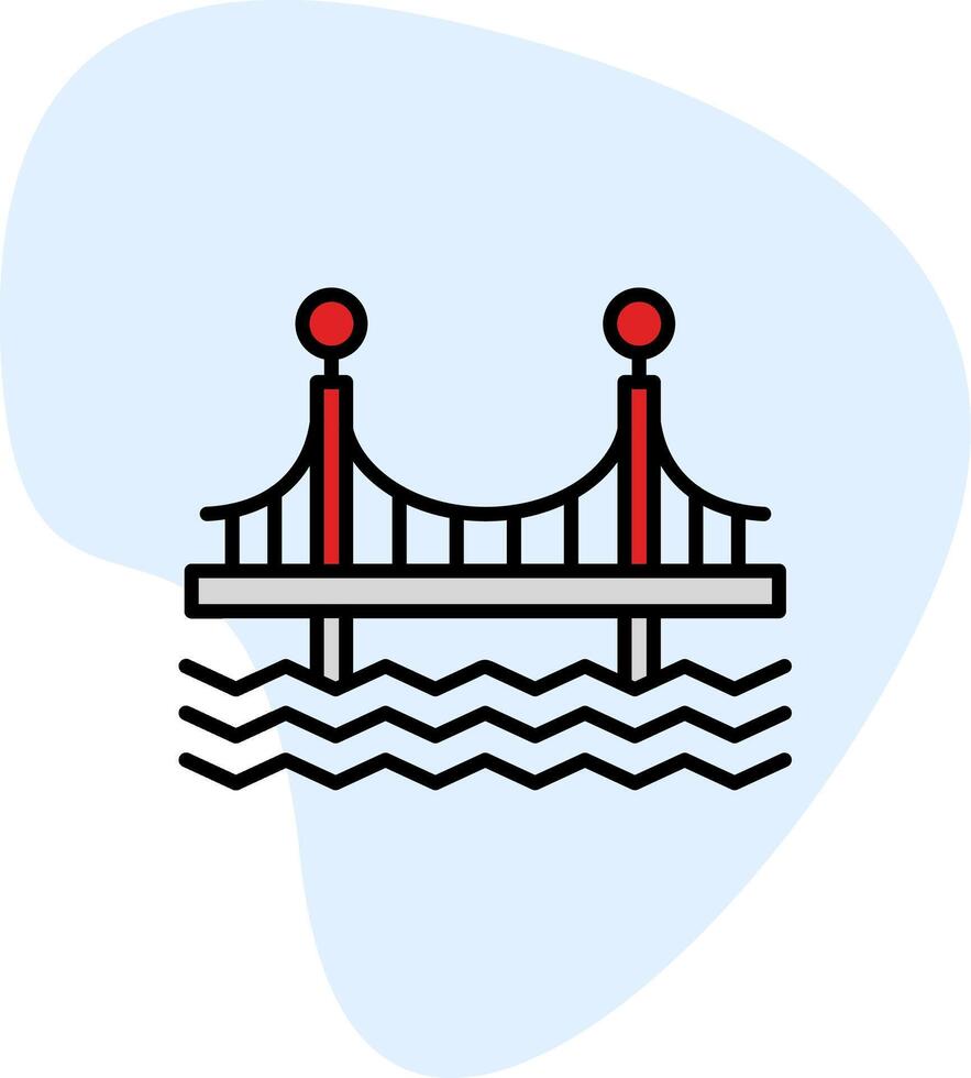 puente vecto icono vector