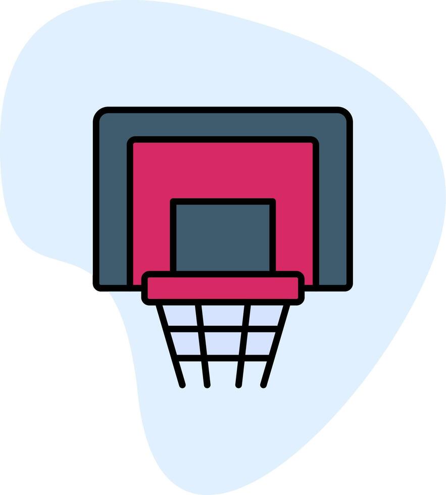 baloncesto aro vecto icono vector