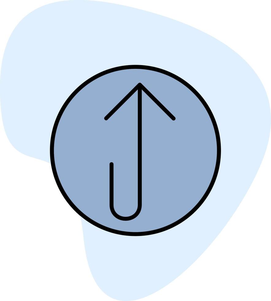 Up Arrow Vecto Icon vector