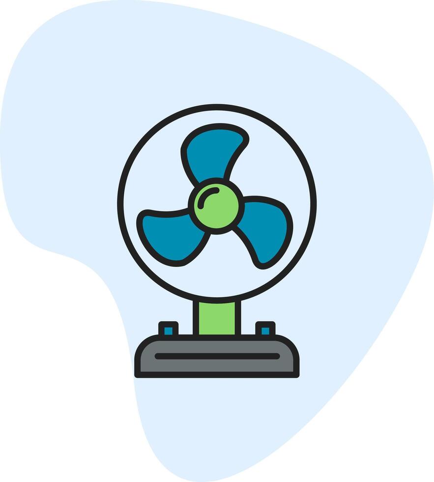 ventilador vecto icono vector