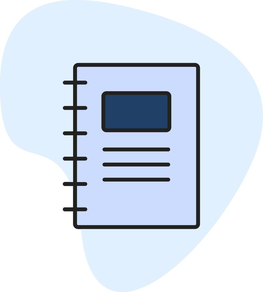 Notepad Vecto Icon vector